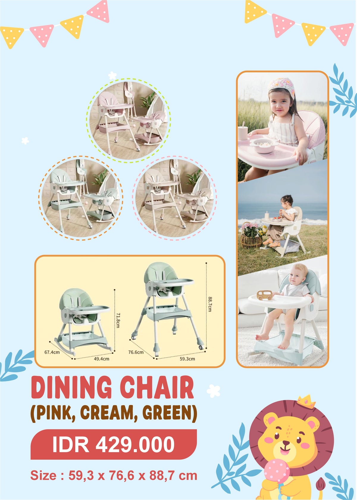 Children Dining Chair