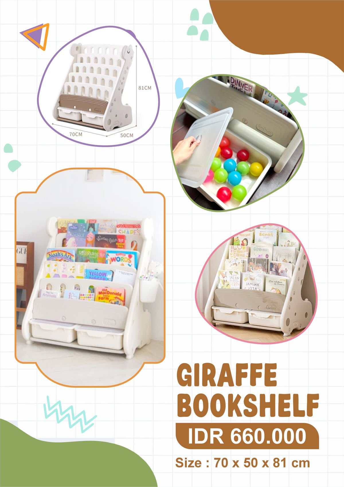 Giraffe Bookshelf